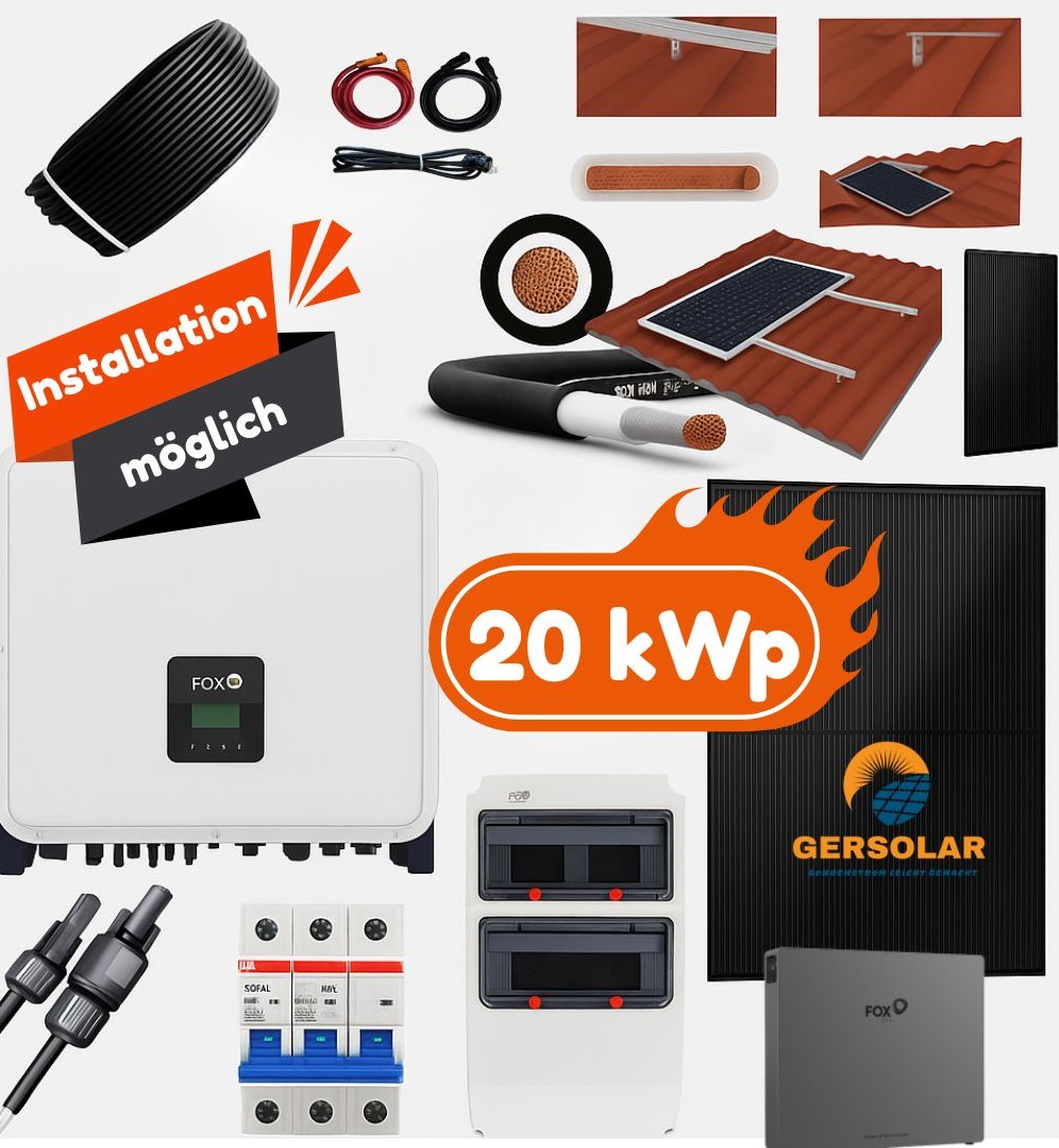 20 kW Solaranlage mit Speicher