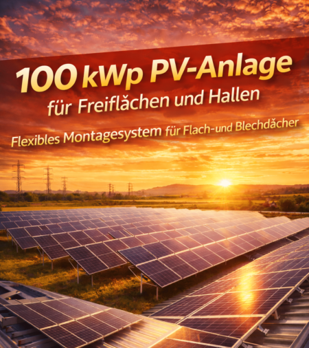 100 kWp Solaranlage im Sonnenuntergang(1)