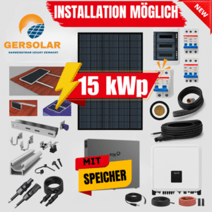 15 kw solaranlage mit speicher