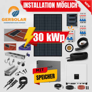 30 kw solaranlage mit speicher