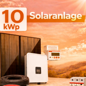 10 kWp PV-Komplettset mit 10kWh Speicheroption und Montagesystem