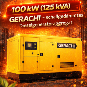 GERACHI schallgedämmtes Dieselgeneratoraggregat