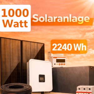 1000 Watt solaranlage