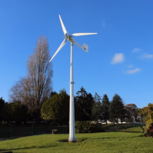 5 kW Horizontal-Windkraftanlage Komplettset mit Mast, mechanischer Blattwinkelverstellung & Laderegler - Für Privat und Gewerbe